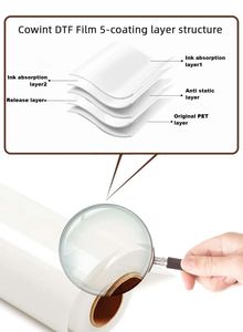 Cowint Dtf Phim Truyền Nhiệt In Ấn Pet Phim Cuộn 30/60Cm Lạnh Vỏ Và Hot Vỏ Máy In Phun Pet Chuyển Dtf Phim - Product Image 2