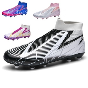 Chaussures de sport pour hommes de haute qualité, tendance été 2024, crampons de football à haute tige avec <span class=keywords><strong>lacets</strong></span> gratuits - Product Image 1