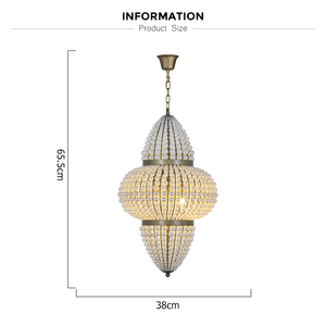 9W/40W colgante <span class=keywords><strong>de</strong></span> perlas, colgante <span class=keywords><strong>de</strong></span> luz <span class=keywords><strong>de</strong></span> la <span class=keywords><strong>linterna</strong></span> <span class=keywords><strong>de</strong></span> E14 * 3 acrílico cuentas lámpara marroquí - Product Image 5