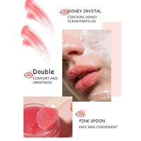 Gommage pour les lèvres rose, naturel, blanchissant, bio, végan, soin des lèvres, marque privée