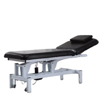 Prix usine meilleur 2 Section Durable réglable électrique Massage chiropratique lit intelligent Table de Massage du visage pour salon de beauté