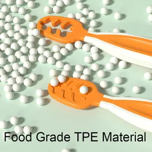 BPA-משלוח TPE תינוק אימון מזין Led גמילת מזון ילדי כפות האכלה מראש כפית סט עבור 6-12m