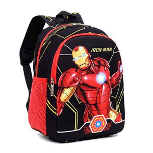Venta al por mayor dibujos animados Anime superhéroes Spiderman 1-3 grado mochila niños y niñas lindo Spiderman mochila escolar - Product Image 2