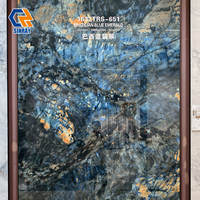 Carreaux Sinray en pierre frittée 1600x3200mm, antibactériens, antidérapants, résistants à l'usure, brillants, modernes, ACCENTS, zéro eau, pour chambre à coucher