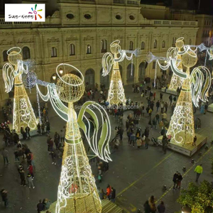 Decoración exterior de Año Nuevo, luz LED de ángel para calle - Product Image 5