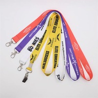 Nouveau produit : Lanière personnalisée en polyester avec impression sérigraphique et sublimation, lanière lisse avec logo, badge d'identification personnalisé