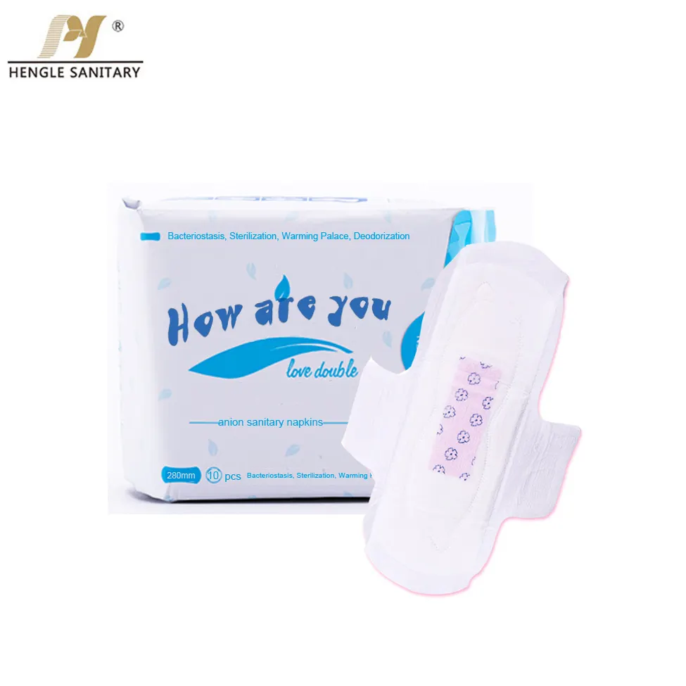 Wholesale low-cost women's sanitary napkins anion ultra-thin mini anion sanitary pads all sizes can be customized