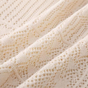 OEM مخصص المرأة الصيف فضفاضة بأكمام قصيرة خفيفة محبوك البلوز اللباس نمط الصلبة مع الخصر الطبيعي شعار مخصص - Product Image 6