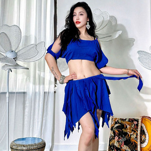 Nouvelle arrivée : Jupe longue fendue haute pour femme, idéale pour la <span class=keywords><strong>danse</strong></span> orientale, la salsa, la <span class=keywords><strong>danse</strong></span> <span class=keywords><strong>de</strong></span> salon, les compétitions et l'entraînement. - Product Image 3