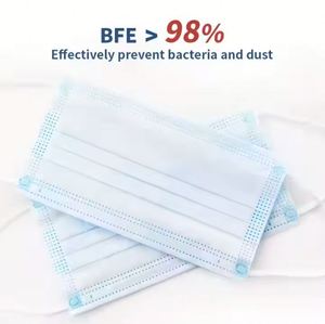 Masques chirurgicaux médicaux jetables à 3 couches personnalisés pour hôpitaux, avec logo sur mesure, vente en gros - Product Image 4