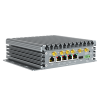 TWOWIN NVIDIA Jetson Xavier NX 8GB AI Gateway T506S Carte de calcul en périphérie 5x Ethernet POE Modules de conversion de signal WIFI 4G/5G