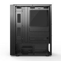 Metalsama — boîtier pour ordinateur de bureau, dernier modèle de tour de pc, avec structure ATX, tour moyenne