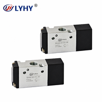 Vanne solénoïde LYHY 3A série 100-300 à corps en aluminium, 3 ports, 2 positions, pour le contrôle de l'air des cylindres pneumatiques