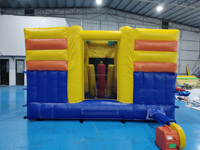 Mejor Precio en Alquiler de Juegos Inflables para Fiestas Infantiles y de Adultos, Accesorios para Parques Comerciales al Aire Libre, Combo de Casa Inflable con Tobogán