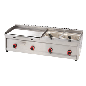 Piastra Elettrica Commerciale in Acciaio Inox da Banco con Ampia Superficie in Ferro, Disponibile in Varie Dimensioni - Product Image 4