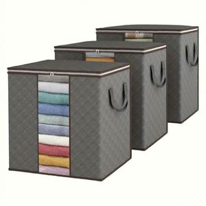 Large Capacity Classic Style Durable Eco-Friendly <b>Vacuum</b> Compression Storage <b>Bag</b> for Wardrobe Organization Clothes Blankets - Product Image 1