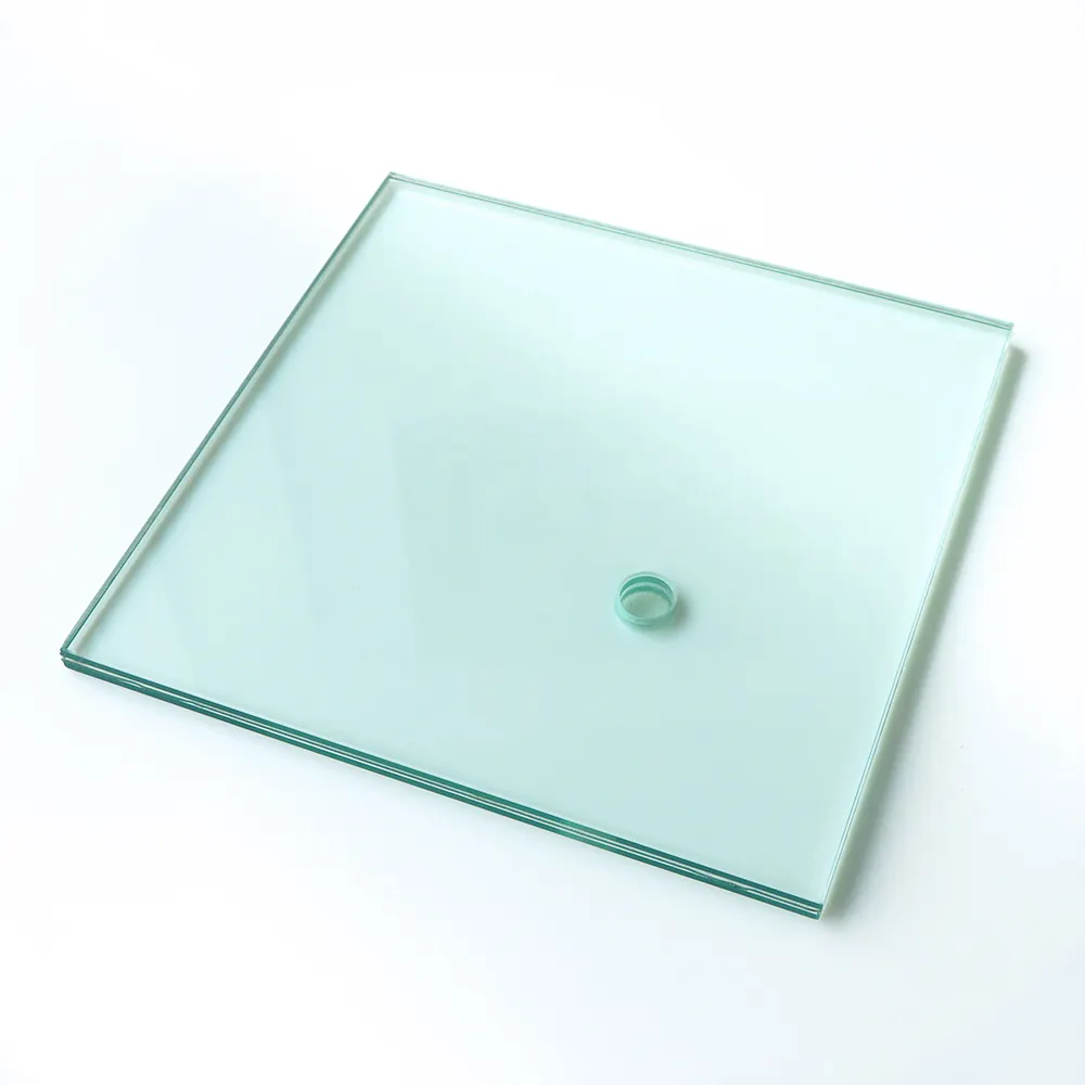 Klarer laminierter Glas-Bügel (PvB) 6 mm durchsichtig grau hohl Balkonglasur Basketballbrett für Bauboden