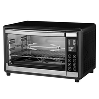 Four à pizza électrique commercial de 30 L avec écran tactile intégré, design moderne, pour table de boulangerie