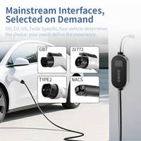 Cargador de Vehículos Eléctricos Portátil OLINK J1772 de 7kw 9.6KW con WiFi y App, Cargador Rápido para Uso Doméstico