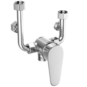 Robinet mélangeur en acier inoxydable de 4 mm de diamètre, accessoire de tuyauterie pour chauffe-eau de salle de bain à haut débit - Product Image 5
