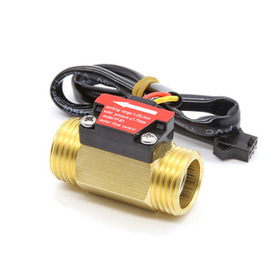 เซ็นเซอร์วัดการไหลของทองเหลือง Dijiang B1 ขนาด G1/2'' แบบ Hall Effect Turbine Flow Meter 1-25 ลิตร พร้อมตัวนับพัลส์ สำหรับเครื่องทำความสะอาด - Product Image 1