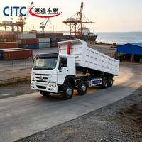 Экономичный самосвал Sinotruk Howo 8x4 с низким расходом топлива для строительства дорог в Африке