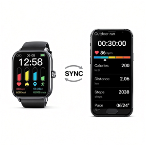 अनुकूलन योग्य ai स्मार्टवॉच hw/sw समाधान हृदय गति रक्त ऑक्सीजन निगरानी चरण 100 + खेलों के लिए स्ट्रोक का पता लगाना - Product Image 2