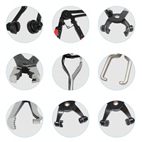 Kit de 15 Pièces d'Outils de Démontage de Colliers de Serrage pour Tuyaux d'Eau et de Carburant de Radiateur Automobile Super Complet