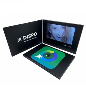 Universal 7 Inch Lcd Display Jewelry Invitation Marble Video Business Gift Brochure Box In Artificial Crafts