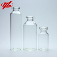 Flacon en verre tubulaire borosilicate transparent ou ambré pour injection pharmaceutique Shandong Youlyy, 2 ml, 3 ml, 5 ml, 10 ml, 20 ml, 30 ml