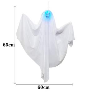 Halloween brillant blanc fantôme suspendu fantôme horreur <span class=keywords><strong>d</strong></span>écoration scène mise en page accessoires fête Festival <span class=keywords><strong>d</strong></span>écoration - Product Image 4