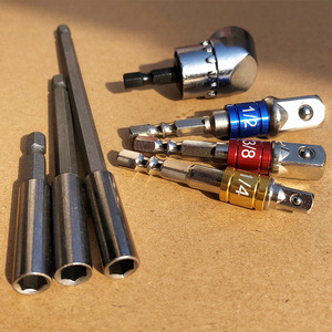 <b>Screwdriver</b> <b>Bit</b> Corner Connector 65 100 150mm 1/2 3/8 1/4 Inch Rivet Ball Colored Conversion Rod <b>Set</b> - Product Image 2