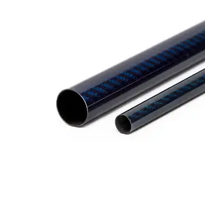 High Pressure Tapered Carbon Fiber Tube Lightweight 3K Colorful Carbon Fiber Conical Pole For Fishing Gaff