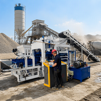 Machine automatique de fabrication de blocs de béton QT8-15 pour briqueterie de taille moyenne