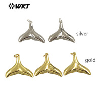 WT-P2001 En Gros Unique Belle Queue De Poisson Conception Petit Pendentif Super Match Accessoire pour Boucle D'oreille ou Collier Bijoux Trouver