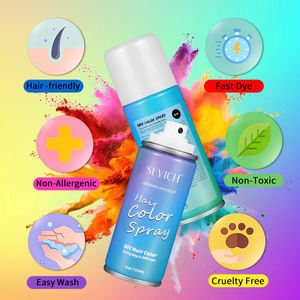 Private Label colore dei capelli Spray Halloween Party fornitura personalizzata 10 colori Instant temporaneo colore dei capelli Spray per le donne - Product Image 5