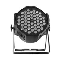 Projecteur PAR LED HONGHE 54x3W RGB 3-en-1 DMX512 IP33 en alliage d'aluminium pour DJ, idéal pour l'éclairage de scène en soirée, discothèque, club, bar, avec CRI80