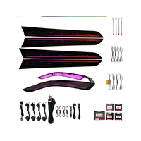Kit de mise à niveau LED pour éclairage d'ambiance Audi A5 B8, système d'éclairage intérieur de voiture, 64 couleurs, lumière d'ambiance intérieure automatique