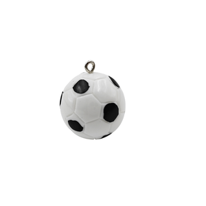 Pendentifs de football simulés Miaoy, accessoires en résine, porte-clés faits main DIY, sacs à <span class=keywords><strong>dos</strong></span>, boucles d'oreilles, colliers, DIY - Product Image 3