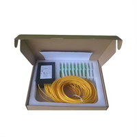 Répartiteur PLC avec connecteur SC pour FTTH, 1x16, boîtier ABS, répartiteur optique pour réseau PON FTTH, fourni par l'usine