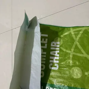 Bopp Laminated Polypropylene Biodegradable Hand 25kg Pp Woven Cement Paper Packing Bags 1000kg Laminate 40kgs