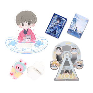 Boce présentoir d'exposition en acrylique personnalisé, ensemble cadeau en acrylique pour personnage de dessin animé - Product Image 1