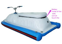 2025New Long temps de travail Jet Boat électrique enfants adulte piscine jouet parcs aquatiques eau flottant gonflable bateau à moteur électrique
