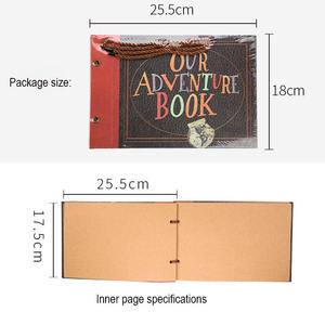 Album photo d'<span class=keywords><strong>aventure</strong></span>, carnet de souvenirs avec couverture rigide, papier artistique, reliure spirale, gaufrage, cadeau d'anniversaire pour les couples et les enfants - Product Image 2