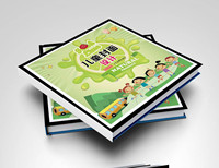 Impresión colorida de libro de historia educativa personalizada para niños