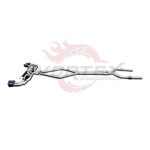 ระบบท่อไอเสียแบบ Catback รุ่น Vortex SS304 Matte Valved สำหรับ Alfa Romeo Giulia Quadrifoglio 2.9T V6 ปี 2016-2024 ปลายท่อสีดำ ชุดแต่ง - Product Image 5