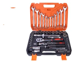 High quality 61pcs ratchet wrench auto repair socket set tool set