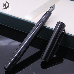 Pluma estilográfica de metal promocional <span class=keywords><strong>con</strong></span> diseño <span class=keywords><strong>personalizado</strong></span>, regalo de conferencia <span class=keywords><strong>personalizado</strong></span> para ejecutivos, <span class=keywords><strong>con</strong></span> <span class=keywords><strong>nombre</strong></span> <span class=keywords><strong>personalizado</strong></span>, pluma negra <span class=keywords><strong>con</strong></span> pistola - Product Image 3