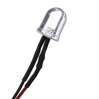 Diodes LED transparentes DC3V 5V 12V 24V 3MM 5MM 10MM pour pré-câble rouge/vert/bleu/jaune/UV/ Orange/rose/chaud/blanc/RGB