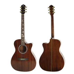 <span class=keywords><strong>Guitarra</strong></span> Acústica <span class=keywords><strong>Española</strong></span> Clásica Mollo GAC-002, Popular, con Tapa de Abeto, Diapasón de Palisandro y Fondo/Laterales de Caoba - Product Image 1